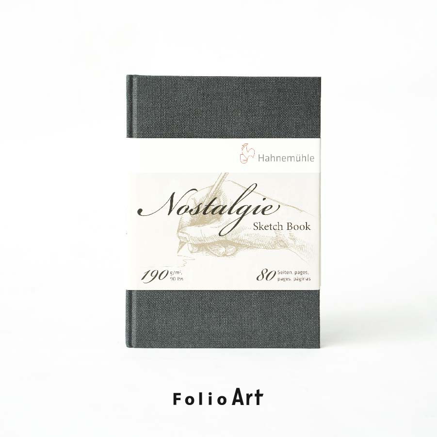 FOLIO ART : สมุดวาดภาพ Hahnemühle nostalgie sketch book portrait A5 รหัส92073 กระดาษ 190 แกรม 40 แผ่น