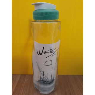 ขวดน้ำดื่มแบบใสพร้อมฝาปิดสีสันสดใส ปลอดภัยจากสารพิษ ผลิตจากพลาสติก PET เกรด A