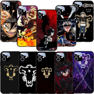 เคสโทรศัพท์มือถือ ซิลิโคนนิ่ม TPU ลาย Black Clover SL55 สําหรับ iPhone 11 14 Plus 14 Pro Max