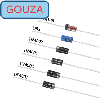 วงจรเรียงกระแสไดโอด 1N4007 1N4001 1N4148 1N4004 UF4007 DB3 100 ชิ้น