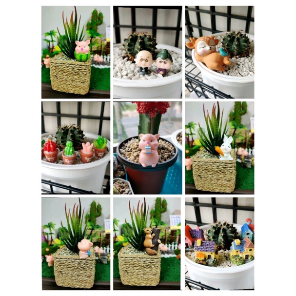 ตุ๊กตาแต่งสวน ตุ๊กตาแต่งกระถาง