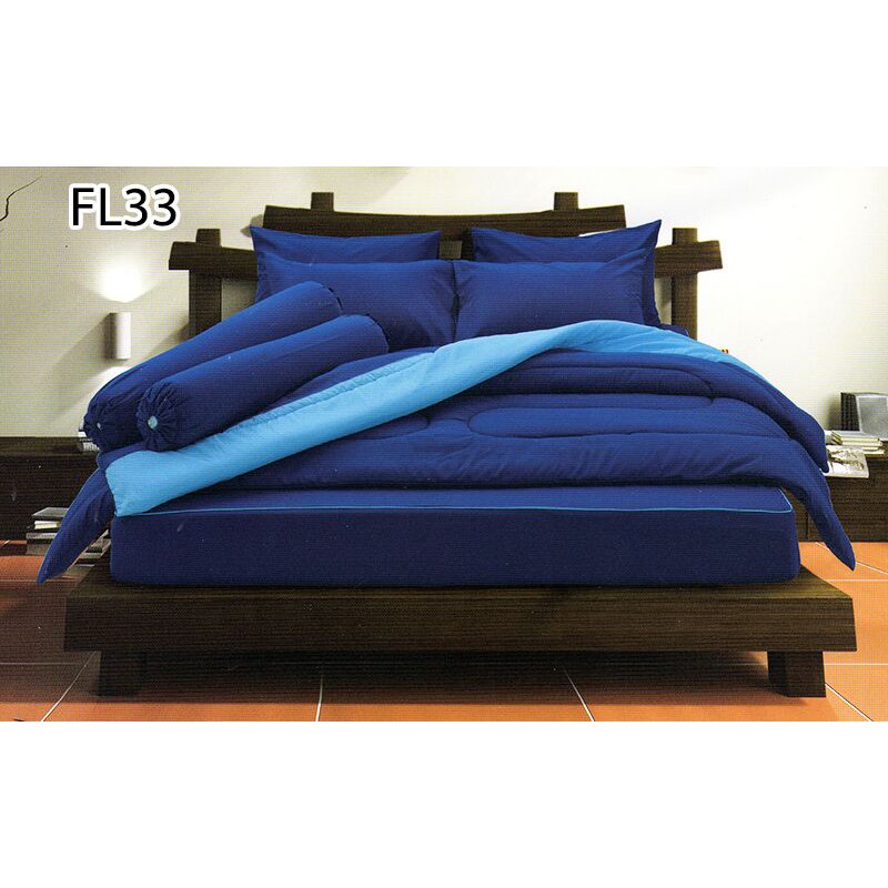 Fair Lady ผ้าปูที่นอน ขนาด 3.5/5/6 ฟุต (ไม่รวมนวม) Fair Lady พิมพ์ลาย FL33