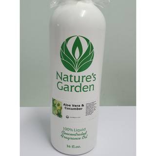 น้ำหอม NG Natures Garden นำเข้าจากอเมริกา กลิ่น  ALOE VERA &amp; CUCUMBER FRAGRANCE OIL ขนาด 16 ออนซ์