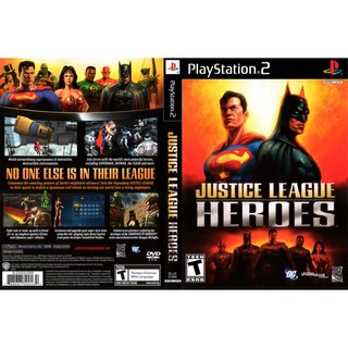 JUSTICE LEAGUE HEROES [PS2 US : DVD5 1 Disc]