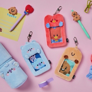 พร้อมส่งที่ไทย(มีเก็บปลายทาง)🎉Card Holder Baby BT21 Keyring ผ้านุ่มนิ่ม พวงกุญแจสำหรับใส่รูป,การ์ด ของแท้100%