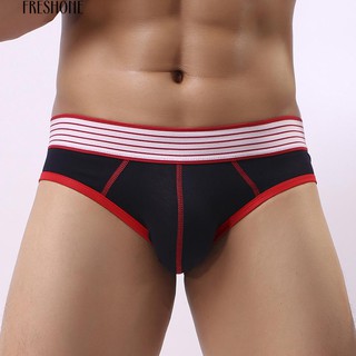 Freshone Sexy Mens Bulge Pouch เอวลดระดับเอวกางเกงในกางเกงแฟชั่น