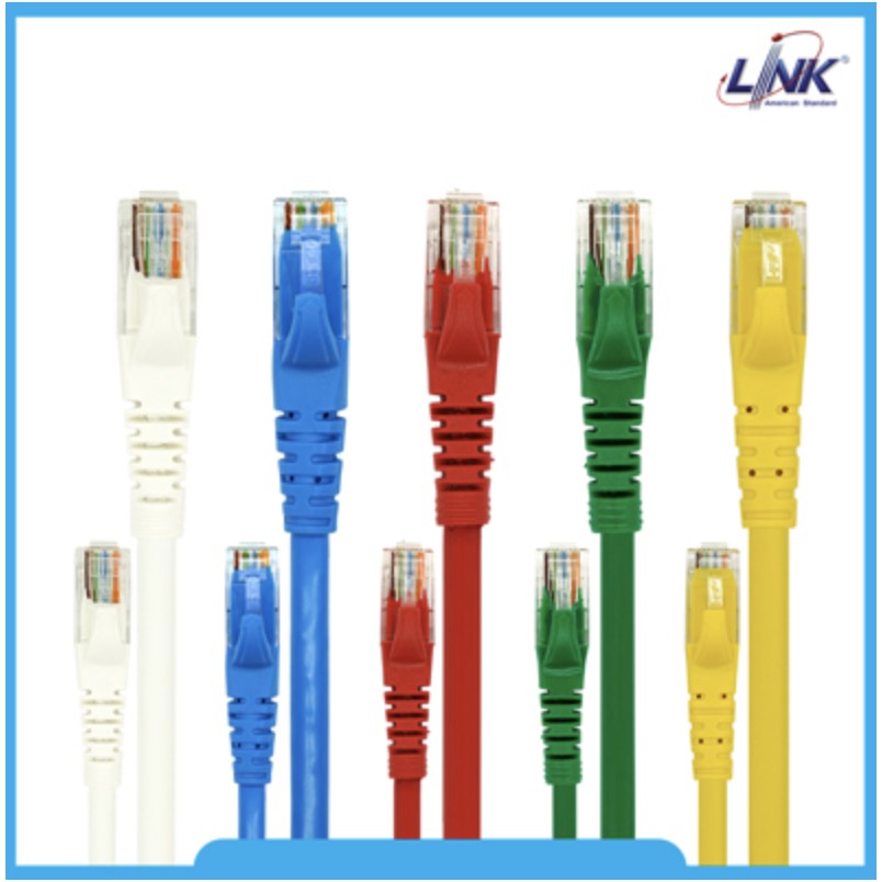 LINK CAT6 UTP CABLE 1M / 2M / 3M (US-5101 / US-5102 / US-5103)
