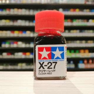 สี TAMIYA : X-27 CLEAR RED