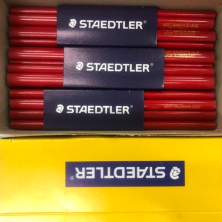 ดินสอช่างไม้ ดินสอเขียนไม้ ตราพระจันทร์ Staedtler ราคาขายต่อ 1 ด้าม