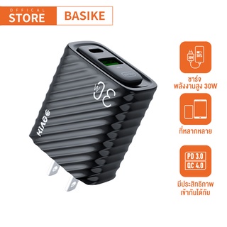 BASIKE หัวชาร์จเร็ว 30W 36W 18W Type C USB for iP 8/X/XR/XS/11/12/13 Pro Max หัวชาร์จ adapter fast charge อแดปเตอร PD