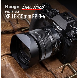 ฮูด Fuji 18-55mm f2.8-4 จาก Haoge Lens Hood LH-X13B