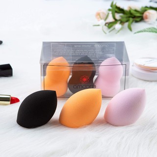 Makeup Sponge Puff Makeup Sponge, Tex Free, Wet and Dry เมคอัพฟองน้ำพัฟ เท็กซ์ฟรี เปียกและแห้ง ชุด6