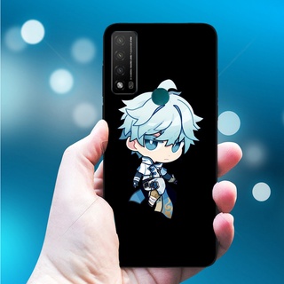 Genshin เคสโทรศัพท์มือถือ ฟิล์มซิลิโคน TPU กันรอย ลายเงา สําหรับ Tcl 20R 5G T767H