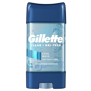 Gillette Clear Gel กลิ่น COOL WAVE สูตร Antiperspirant and Deodorant 72Hrs ขนาด 3.8 oz(107g)