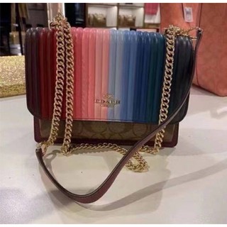 Coach  KLARE CROSSBODY WITH RAINBOW LINEAR QUILTING