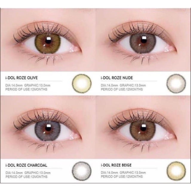 คอนแทคเลนส์ idollens รุ่น ROZE