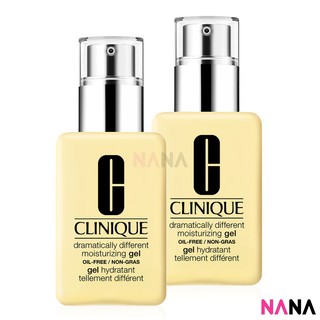 Clinique Dramatically Different Moisturizing Gel with pump (Combination Oily To Oily Skin) 125ml x 2 (Duo Set) มอยเจอร์ไรเซอร์เจลแบบกด สำหรับผิวมันและผิวผสม 125มิลลิลิตร x2 (เซตคู่)