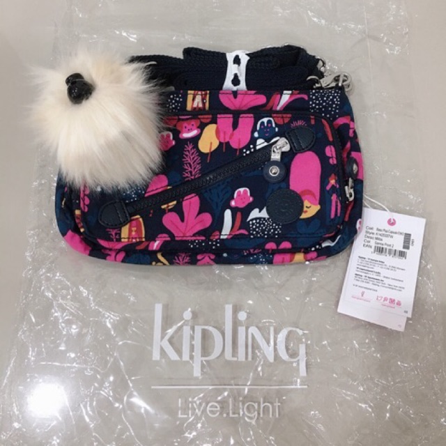 ลด‼️ Kipling Milos มือ 1 ป้ายห้อย ลายนี้หายากม๊ากกก ของแท้💯