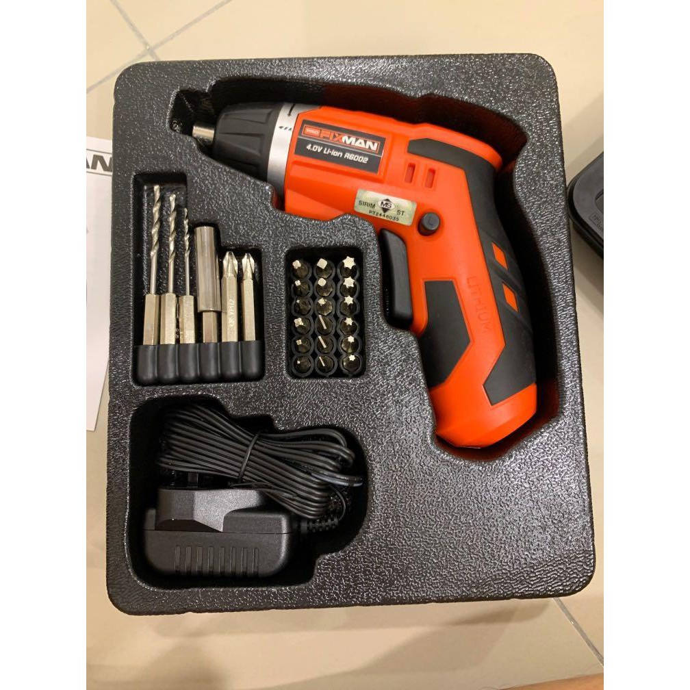 ชุดสว่านไขควงไร้สาย FIXMAN Pro Cordless Screwdriver Drill Set