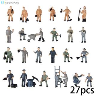 Model People Figures Display Mixed Color Pose Miniature Plastic Mini Landscape Placement Decoration Accessories