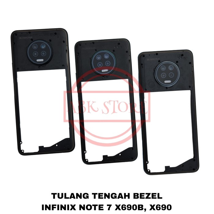MIDDLE FRAME BEZEL - BAZEL - MIDDLE FRAME INFINIX NOTE 7 X690 - X690B