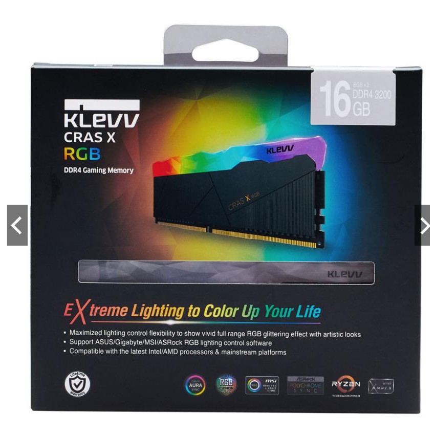 KLEVV CRAS X RGB Bus/3200MHz DDR4 | Shopee Thailand