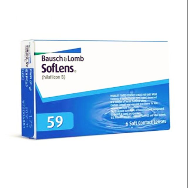 Softlens 59, คอนแทคใสรายเดือน (ค่าสายตาระบุในหมายเหตุ หรือแชทครับ)