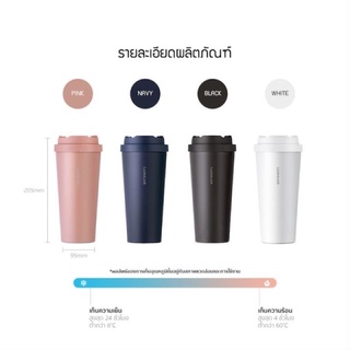 *** New item from ocknLock แก้วน้ำเก็บอุณหภูมิ Energetic One Touch Tumbler ความจุ 550 ml. รุ่น LHC3249