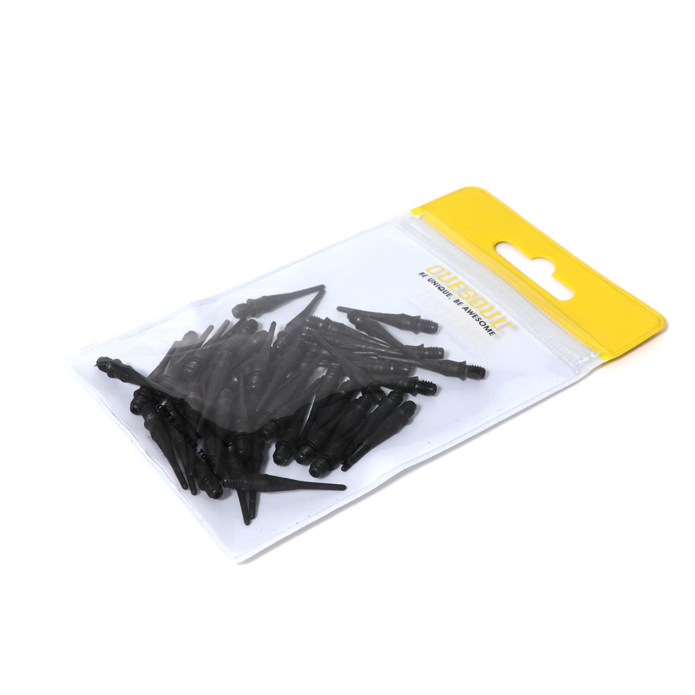 CUESOUL TOUCH-Point 80 ชิ้น Soft Tips Dart Point 2BA ด้ายสกรูมาตรฐานทนทานใช้
