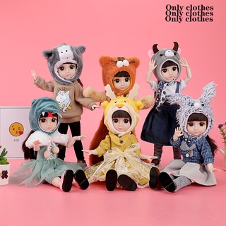 ตุ๊กตา bjd ชุดเจ้าหญิง 1/6 ตกแต่ง 12 ราศีเข้ากันได้กับตุ๊กตาบาร์บี้ของเล่นสาว diy