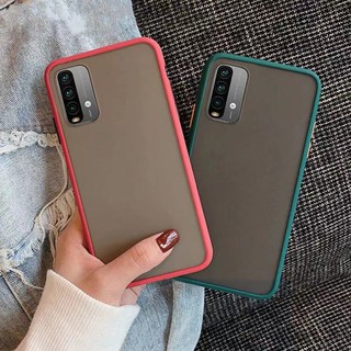 ส่งจากไทย เก็บเงินปลายทาง เคสกันกระแทก ปุ่มสีผิวด้าน Case Xiaomi Redmi 9T Xiaomi Redmi Note9T เเสี่ยวมี่ ขอบนิ่มหลังแข็ง