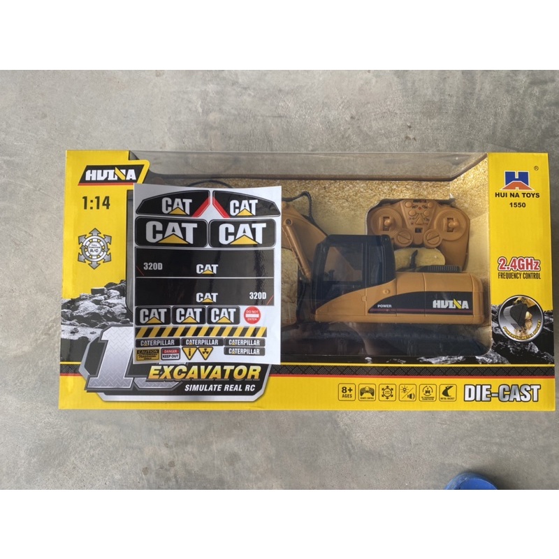 sticker CAT สติ๊กเกอร์ CAT สำหรับติด huina 1550