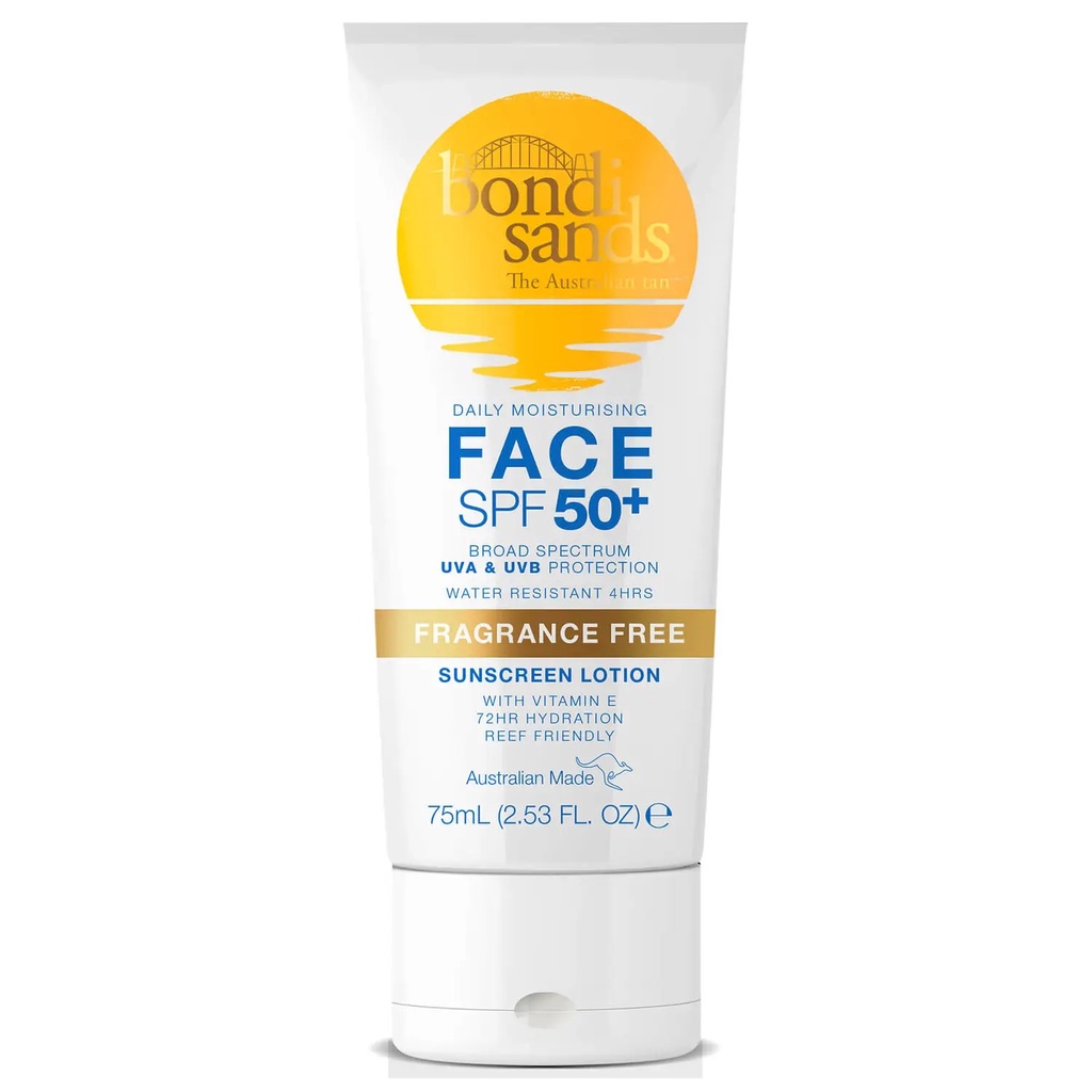 พร้อมส่ง ของแท้ Bondi Sands Face Sunscreen Lotion SPF50+ 10ml/75ml (No Tinted/Tinted)