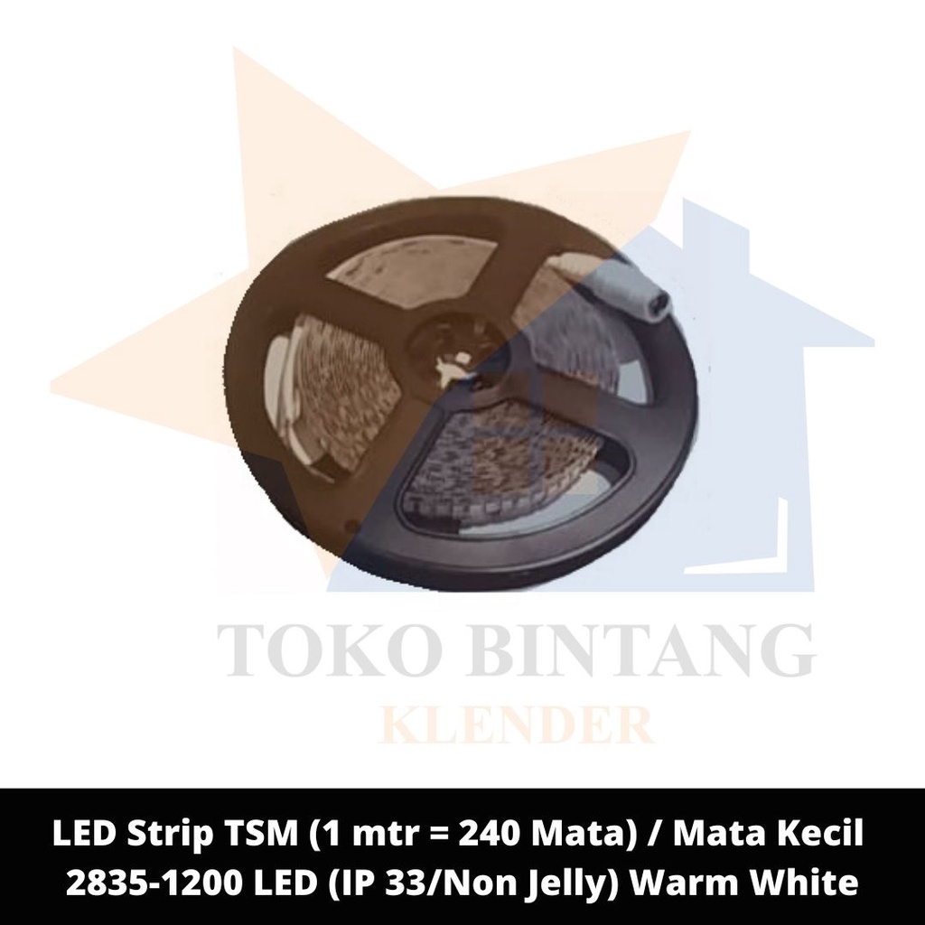 Mata LED Strip TSM Small Eyes 2835-1200 LED (IP 33/Non Jelly) Warm White