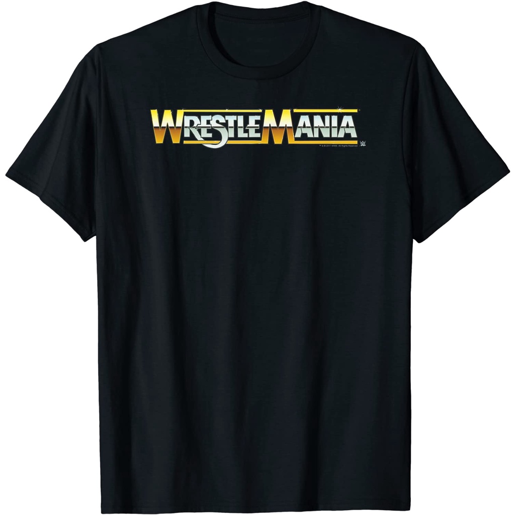 เสื้อยืดโลโก้ WWE Wrestlemania