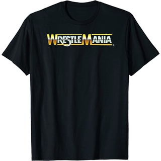 เสื้อยืดผ้าฝ้ายพิมพ์ลายแฟชั่น เสื้อยืด พิมพ์ลายโลโก้ Wwe Wrestlemania