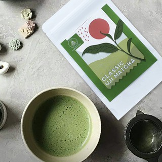 ผงชาเขียวมัทฉะเกรดคลาสสิค 100% จากเมืองอุจิ ประเทศญี่ปุ่น (100% Classic Uji Matcha Green Tea from Japan) ชาเขียวมัทฉะ