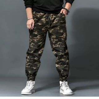 🔥กางเกงลายพรางไซส์ใหญ่(32"-52")🔥CAMO JOGGER ผ้ายืด ทรง สี เท่ห์มาก !!!