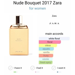 Zara Nude Bouquet EDP แบ่งขายน้ำหอมแท้
