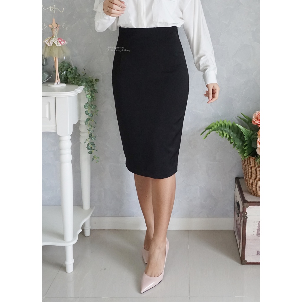 Tantana “S1605”กระโปรงทำงานทรงสอบS-XXL