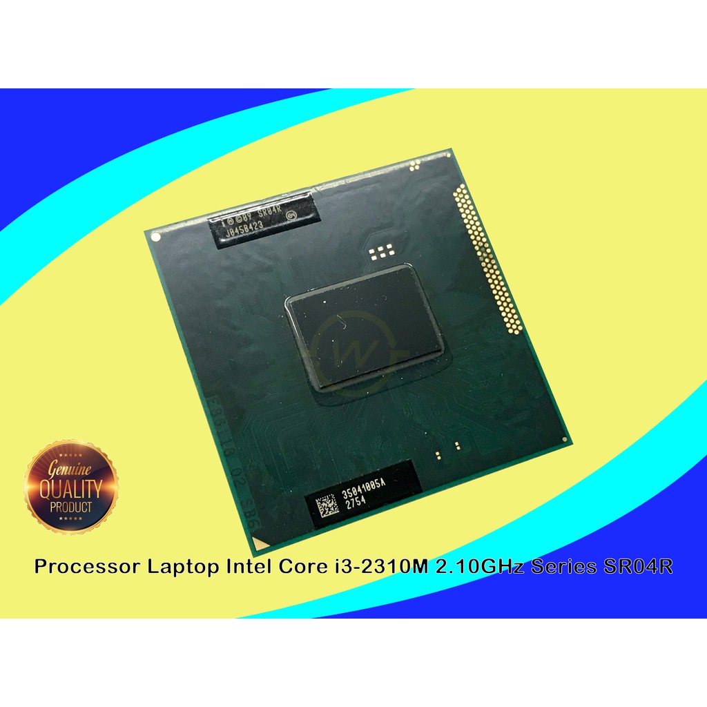 โปรเซสเซอร์แล็ปท็อป Intel Core i3-2310M 2.10GHz Series SR04R ดั้งเดิม