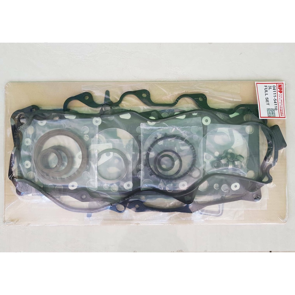 ประเก็นชุดใหญ่ TOYOTA 3L,รถตู้ ราคาชุดละ850บาท แถมฟรีกาวทาประเก็น เนื้อสีดำVersachem  1หลอด