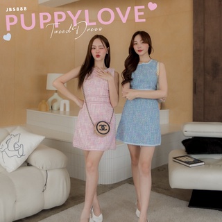 #JBS888 PuppyLove Tweed Dress