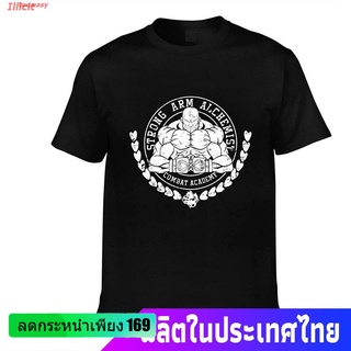 เสื้อยืดผู้ชายและผู้หญิง Tee.easy ผู้ชายและผู้หญิง Fullmetal Alchemist Mens Round Neck T-Shirt Unisex Comfortable Short