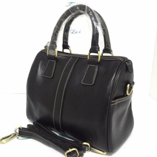 กระเป๋าสีดำล้วน หนังแท้ กระเป๋าTlux item BW022