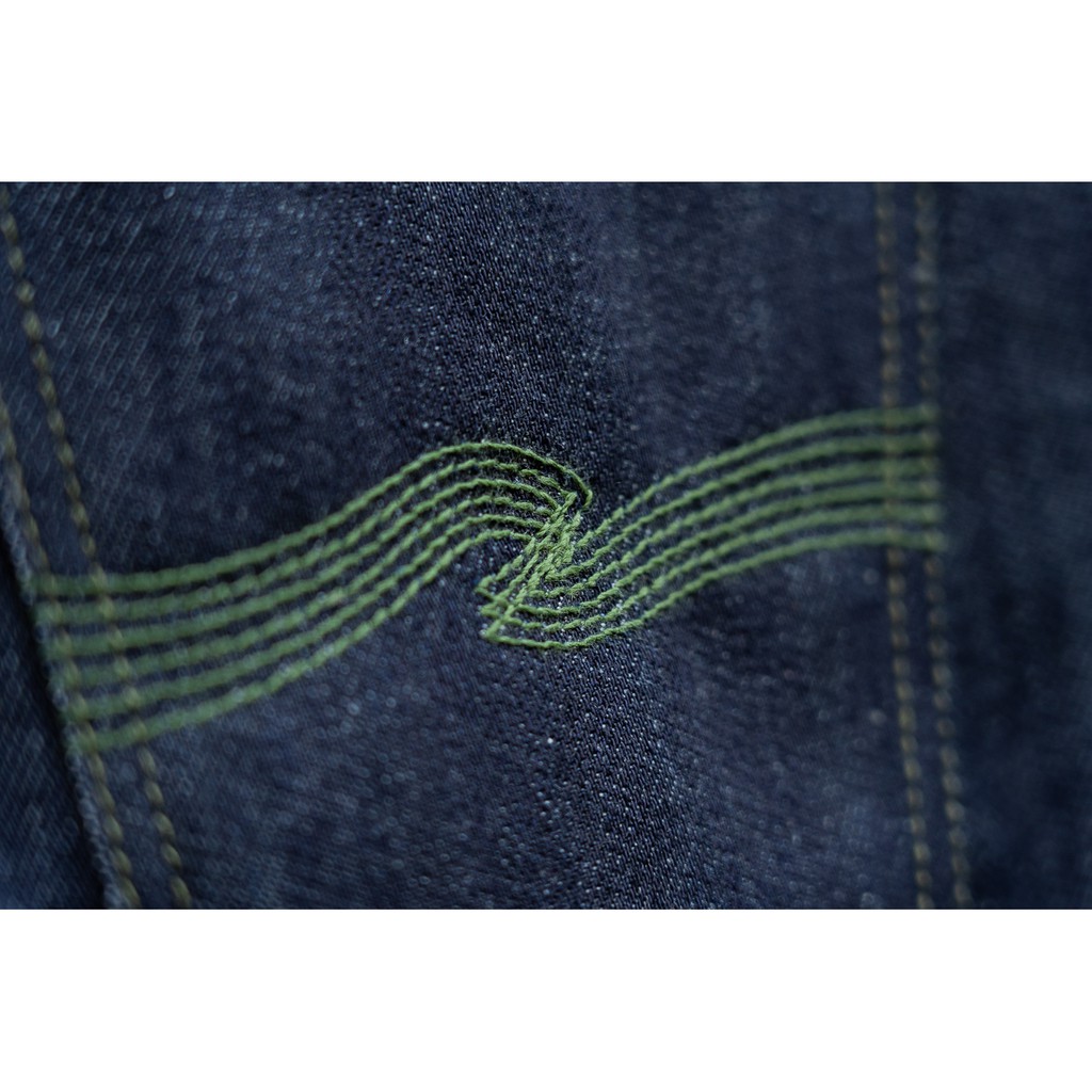 thin finn dry green selvage
