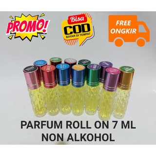 (7 ML) PARFUM ROLL ON BIBIT NON ALKOHOL TERMURAH. KUALITAS TERBAIK. DENGAN BOTOL WAJIK 7 ML.(PART 2)