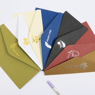 High-end hot stamping western style retro envelope business invitation letter creative love letter stationery confession