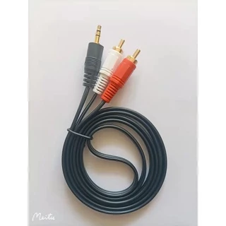 ✨สายสัญญาณเสียง 1ออก2 RCA 2 หัว - 3.5Stereo 1 หัว สำหรับมือถือ คอมพิวเตอร์ โฮมเธียเตอร์🔥