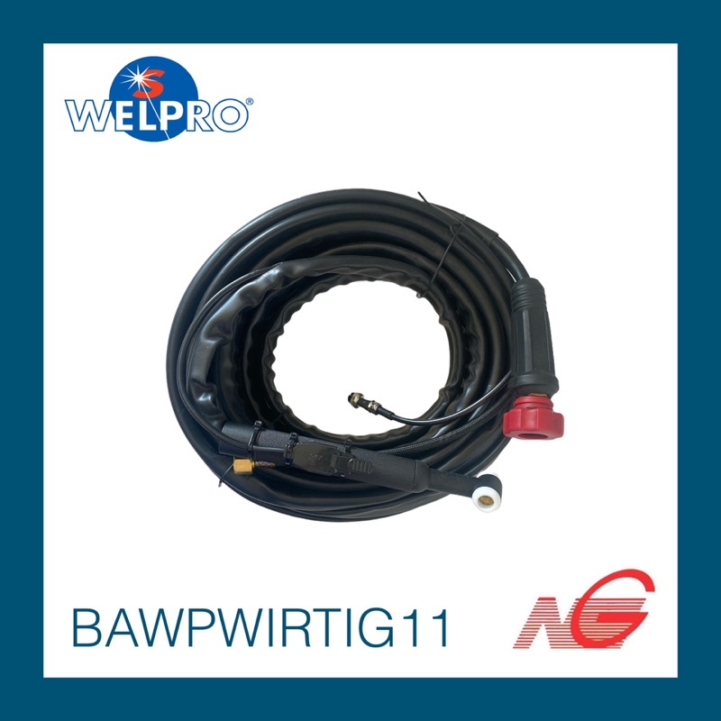 WELPRO อุปกรณ์ สายเชื่อม TIG WP26 ยาว 4 m. BAWPWIRTIG18 , 7.5 m. BAWPWIRTIG11 เครื่อง TIG 250